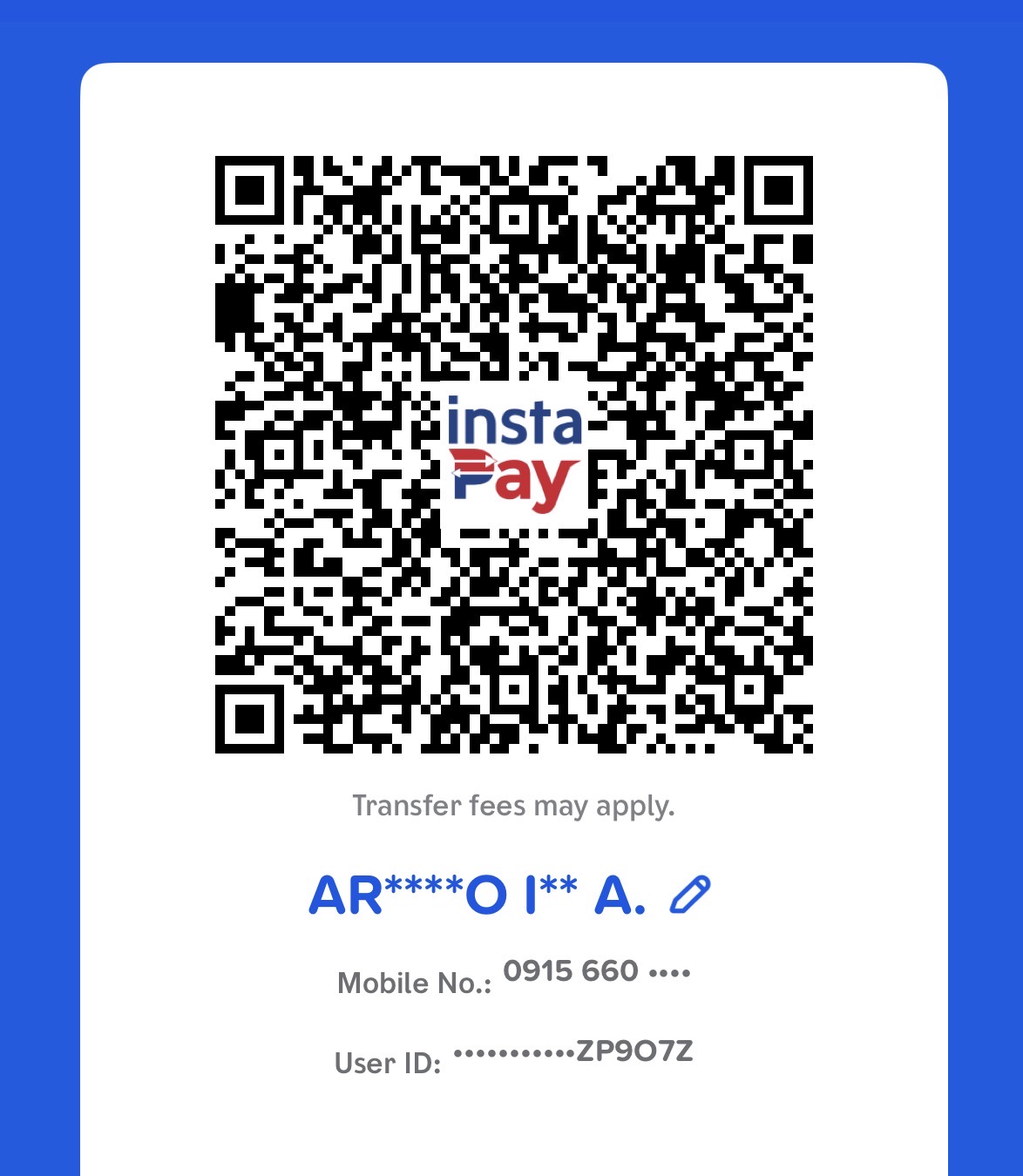 GCash payment QR